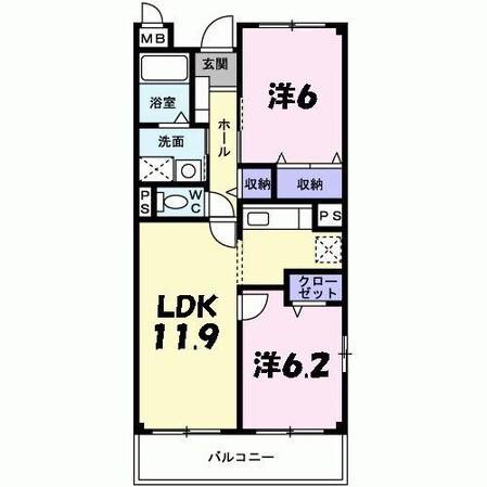 プリマベーラの物件間取画像